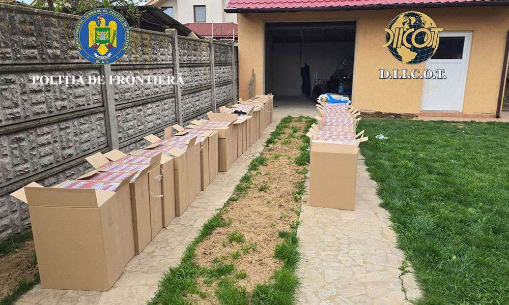 Autorităţile au confiscat peste 186 milioane de ţigarete de contrabandă în 2025, de trei ori mai mult decât anul trecut